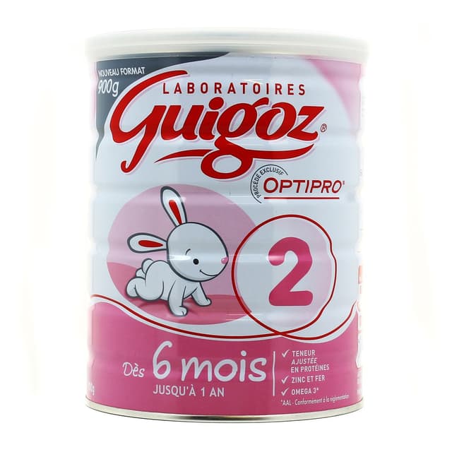 7613035608856 - Guigoz - Lait 2ème âge Optipro dès 6 mois