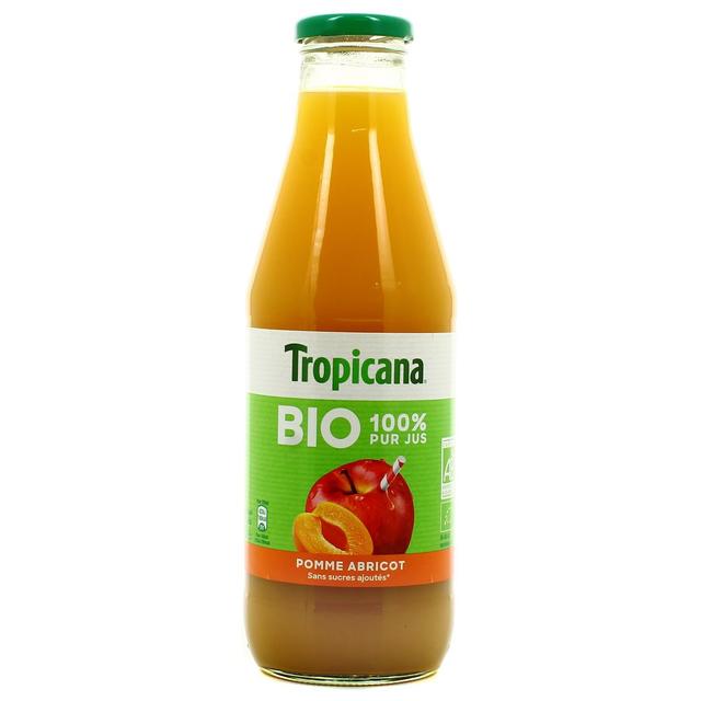 3168930159056 - Tropicana - Pomme, abricot, raisin BIO