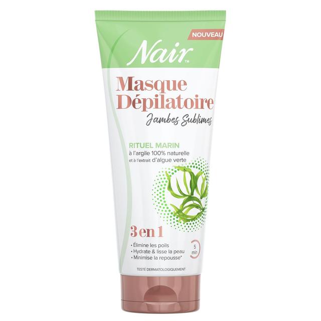 3331300000757 - Nair - Masque dépilatoire jambes rituel marin à l'algue verte 3en1 