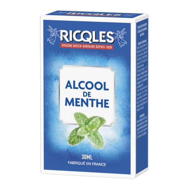 3160920521157 - RICQLES - Alcool de menthe Hygiène bucco-dentaire