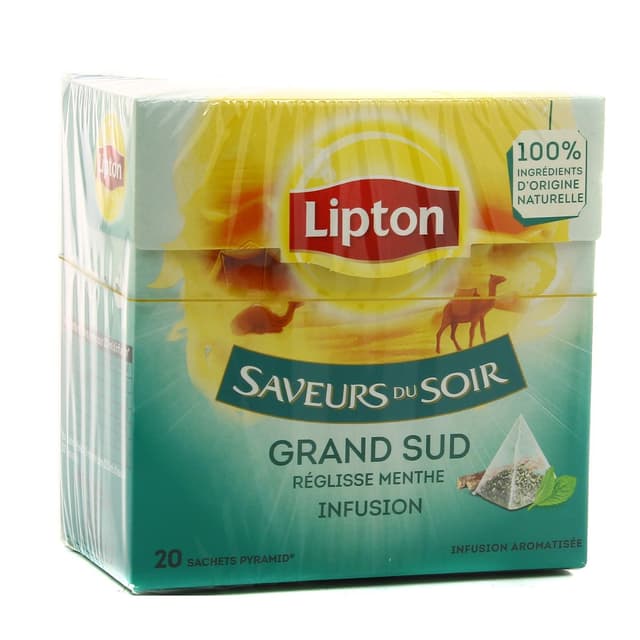 8717163801857 - Lipton - Infusion saveurs du soir grand sud réglisse menthe