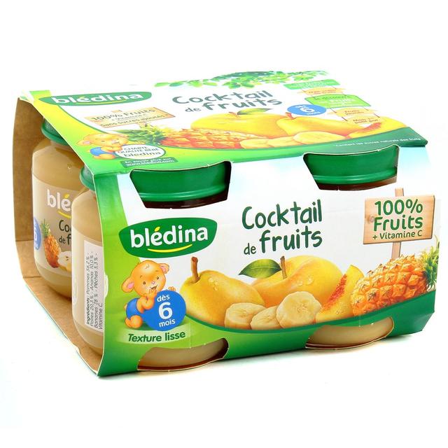 3041090012457 - Blédina - Cocktail fruits Pot Bébé dès 6 mois
