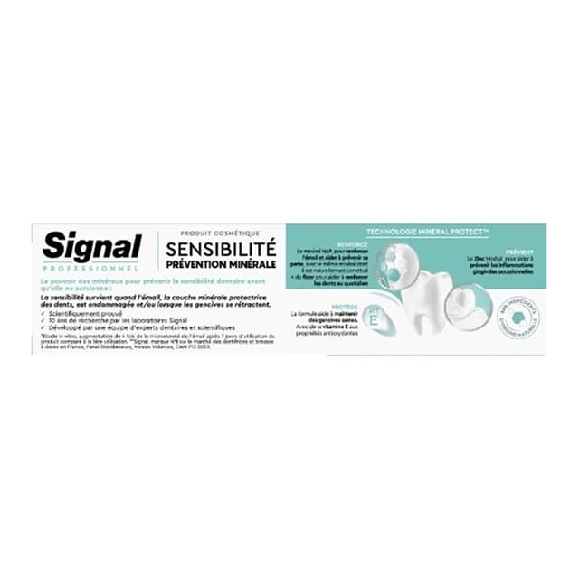 8720181503757 - Signal - Dentifrice Sensibilité Protection Minérale Complet