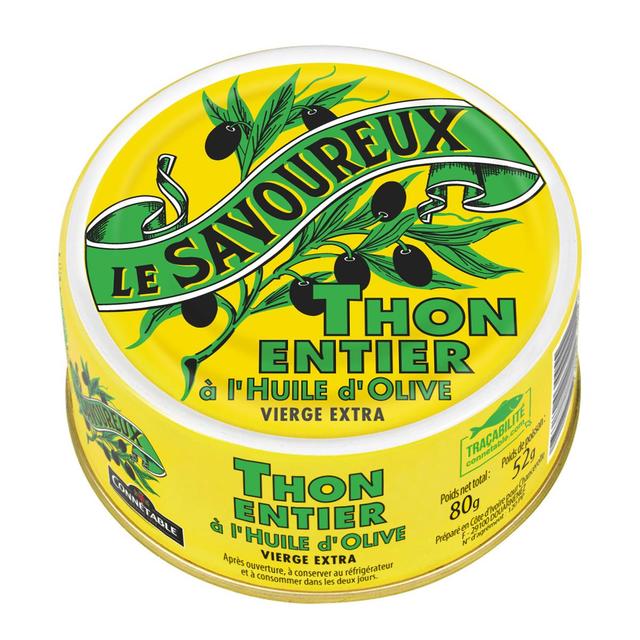 3263670034257 - Le Savoureux - Thon Entier à l'Huile d'Olive Vierge Extra