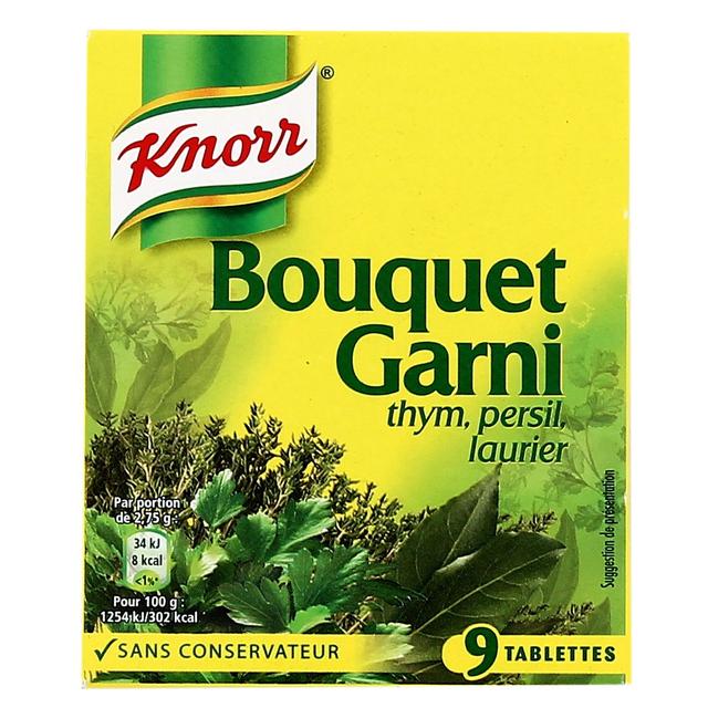 3011360005557 - Knorr - Bouillon bouquet garni thym persil laurier - 9 cubes