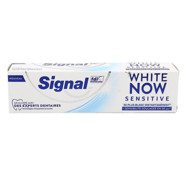 8720181196157 - Signal - Dentifrice blancheur White Now Sensitive