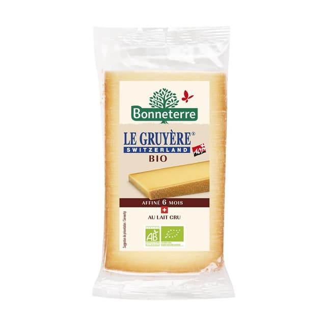 3396410218157 - Bonneterre - Gruyère suisse bio AOP
