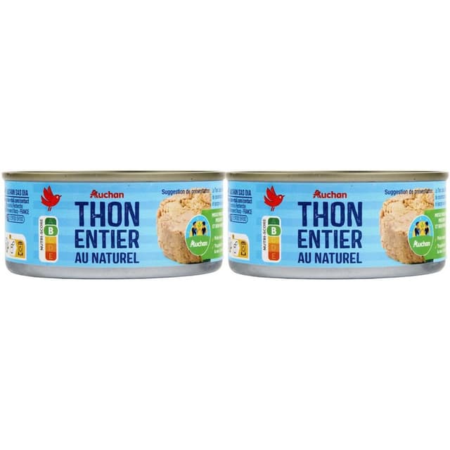 3596710519057 - Auchan - Thon Listao Naturel 