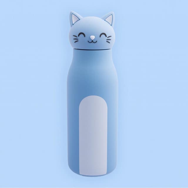 5404035729557 - Dotz - Bouteille en acier inoxydable à double paroi avec paille en silicone Mia