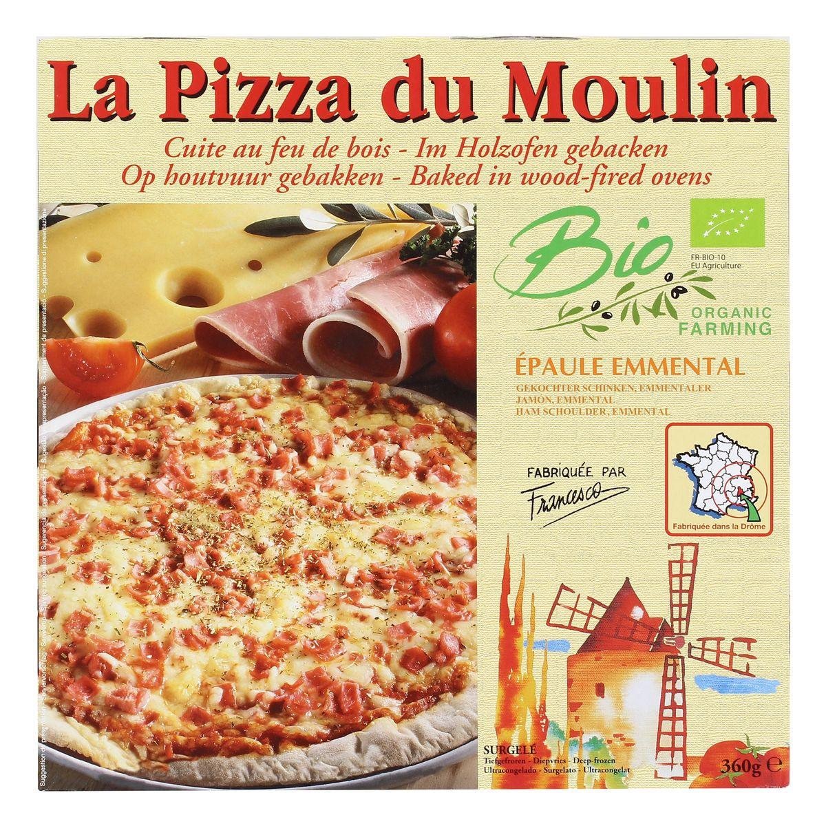  - La Pizza du Moulin - Pizza bio Epaule emmental cuite au feu de bois