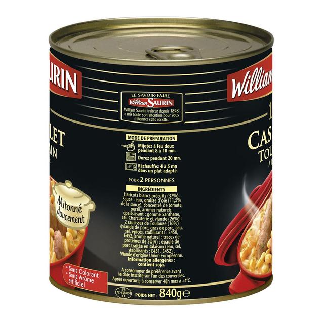 3049580541258 - William Saurin - Cassoulet Toulousain