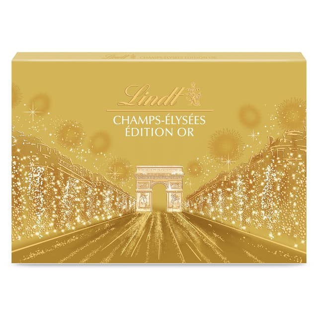 3046920011358 - Lindt - Boîte d'assortiment Champs Elysées édition OR