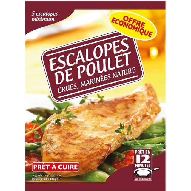 5037583001358 - Valley - Escalopes de poulet