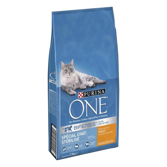 8445290082558 - Purina - One - Croquettes Poulet pour Chat Stérilisé d'Intérieur