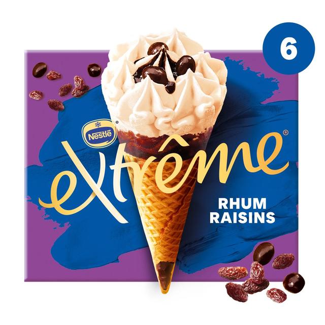 3033210003858 - Extrême - Cônes glacés rhum raisins