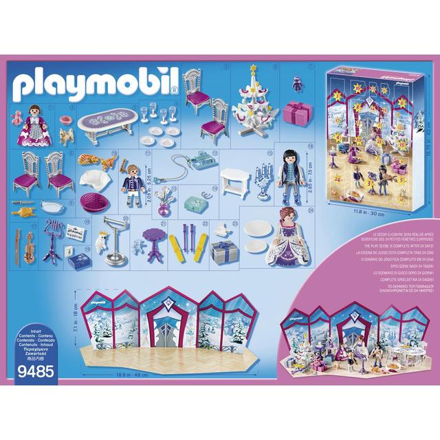 4008789094858 - PLAYMOBIL® Christmas - Calendrier de l'Avent Bal de Noël salon de Cristal