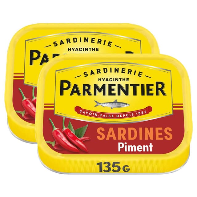 2050000417658 - Parmentier - Sardines à l'huile d'olive et piment