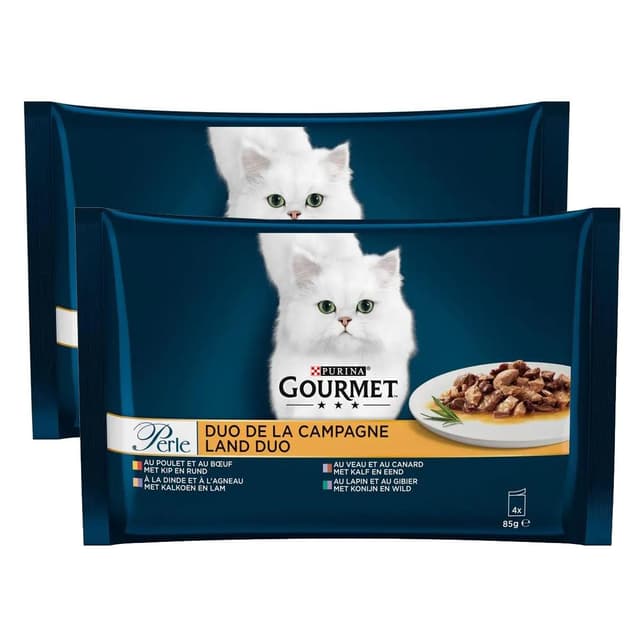 2050000418358 - Purina - Gourmet Perle - Sachets Duo de la Campagne 4 variétés pour chat