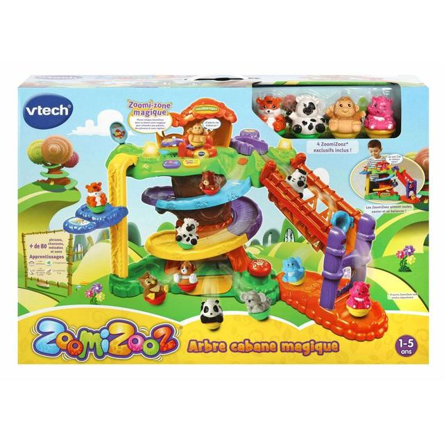 3417765109058 - Vtech - Zoomizooz- Arbre cabane magique + 4 animaux