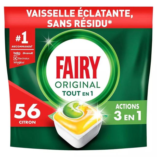 8700216759458 - FAIRY - Tablette lave-Vaisselle Original Tout en 1 Citron