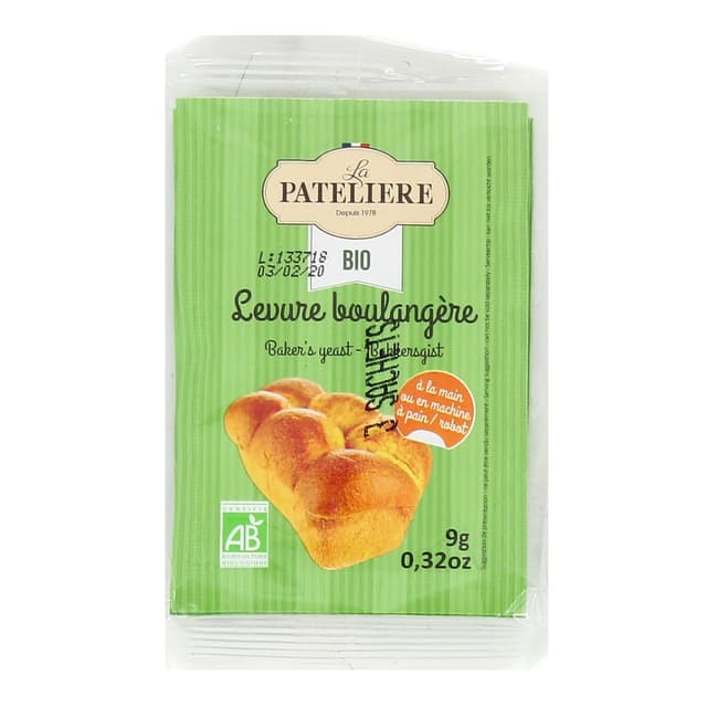 3278584330159 - La Patelière - Levure boulangère bio 3x9g