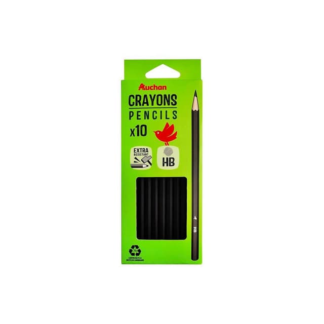 3665257690359 - Auchan - Crayons graphite HB
