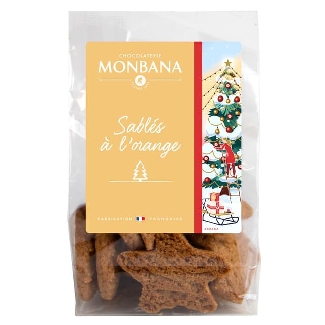 3474341723459 - Chocolaterie Monbana - Sablé à l'orange