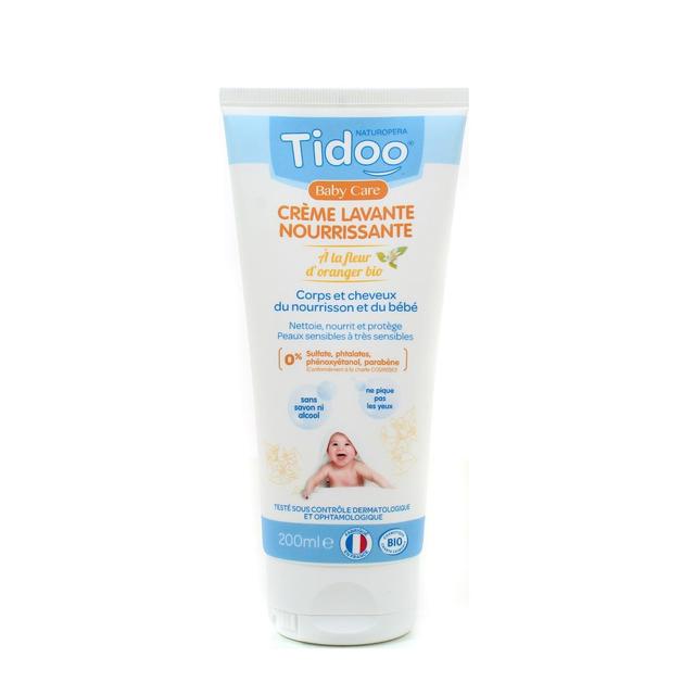 3760001763959 - Tidoo - Crème Lavante Nourrissante à la Fleur d'Oranger Bio