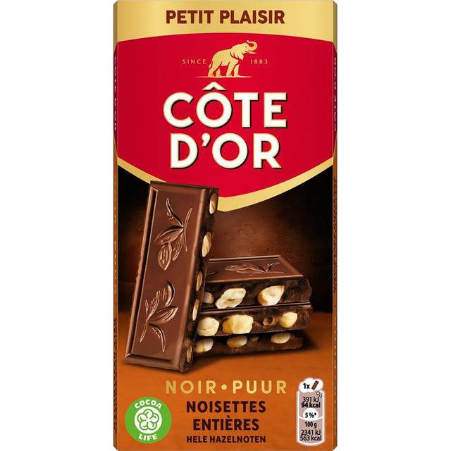 7622202284359 - Côte d'Or - Tablette chocolat noir et noisettes