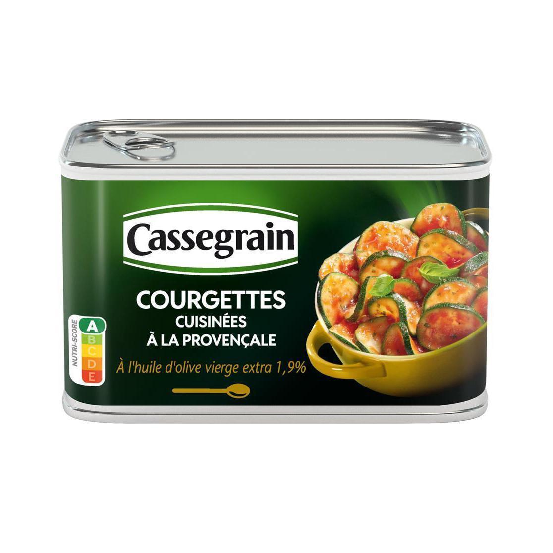 3083681094459 - Cassegrain - Courgettes cuisinées à la provençale