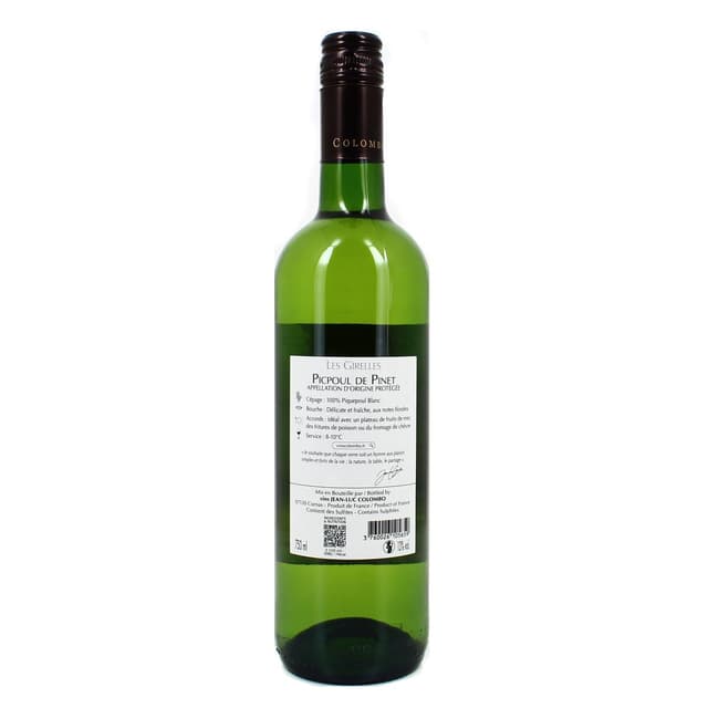 3760026105659 - Picpoul de Pinet AOP - Les Girelles de Jean Luc Colombo