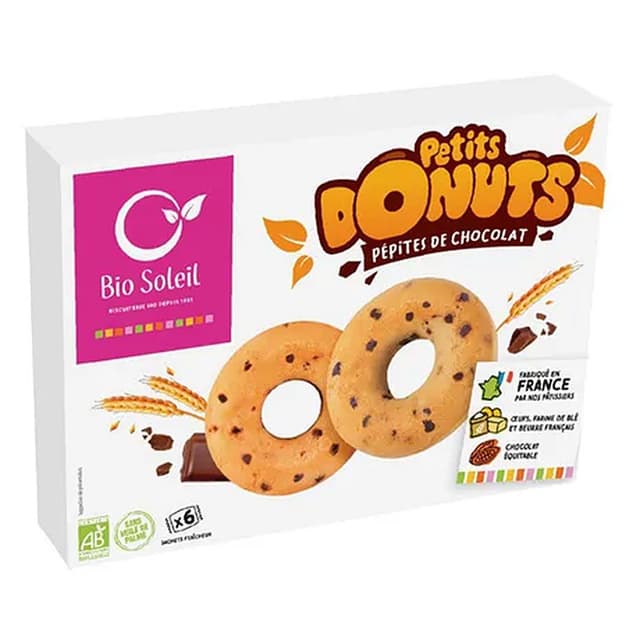 3423720115859 - Bio Soleil - Petits donuts bio aux pépites chocolat