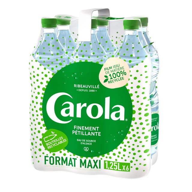 3268650606059 - Carola - Eau de source gazeuse d'Alsace finement pétillante