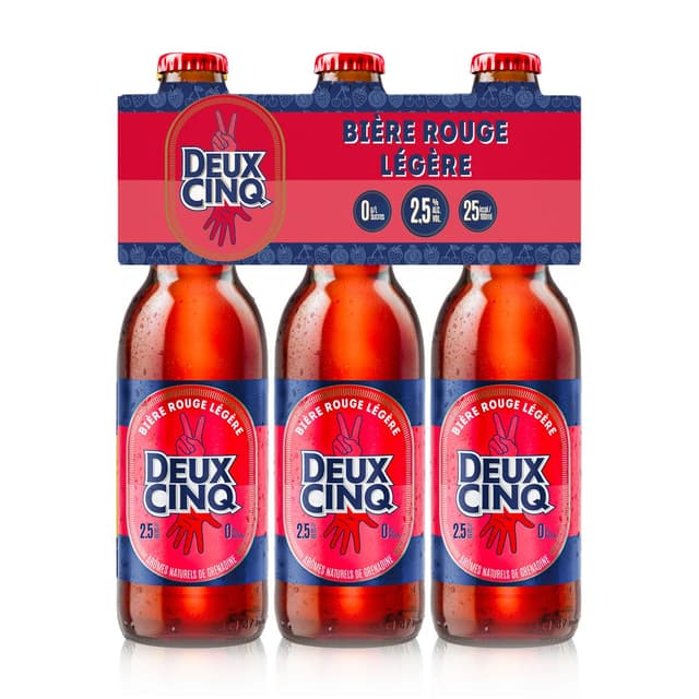3770034726159 - La Deux Cinq - Bière aromatisée fruits rouges légère 2,5°