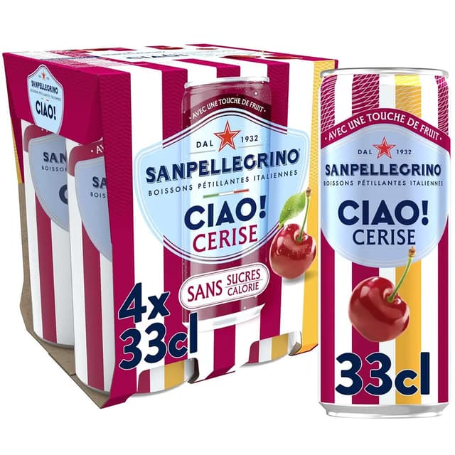 8002270406959 - San Pellegrino - Boisson gazeuse aromatisée cerise