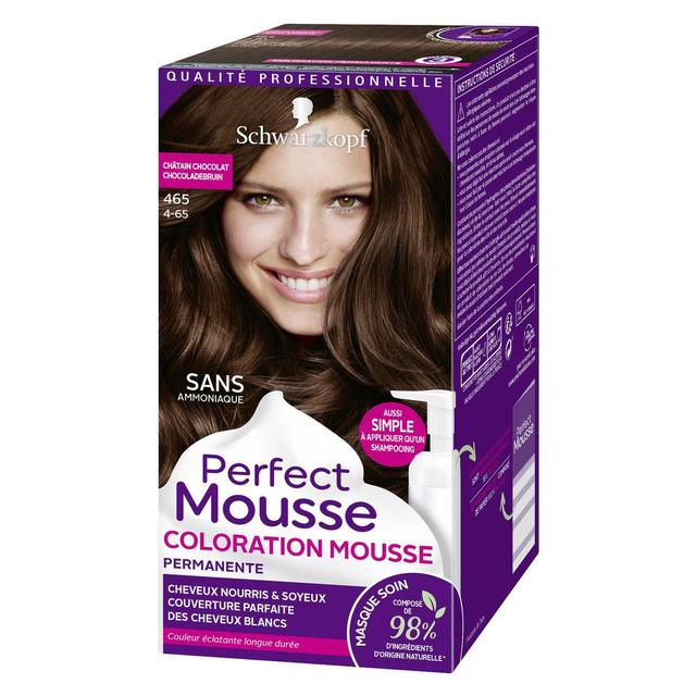 3178040678859 - Perfect Mousse - Coloration Mousse Permanente 465 Châtain Chocolat