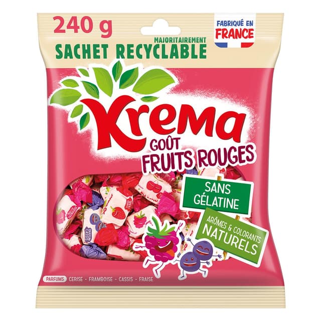 3664346329859 - Krema - KREMA FRUITS ROUGES 240G