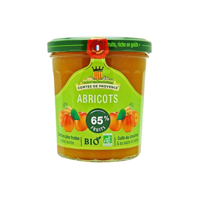 3324499990060 - Comtes de Provence - Confiture d'Abricot Bio Allégée en sucre