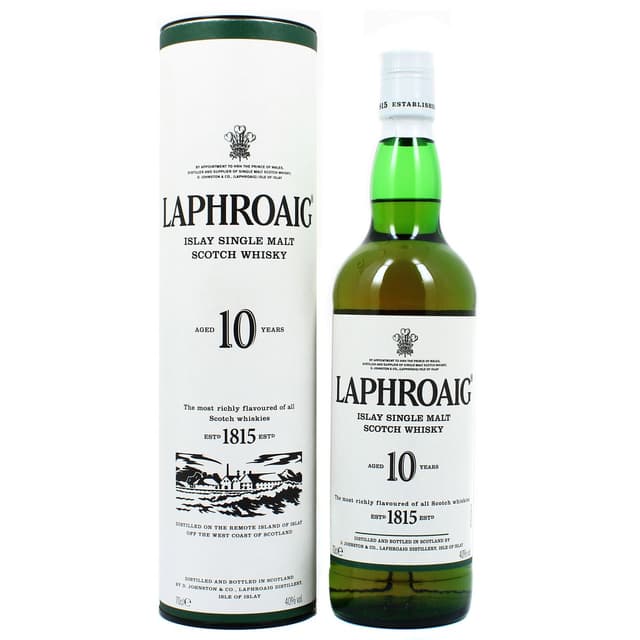 5010019000163 - Laphroaig - Scotch whisky single islay malt 10 ans 40°