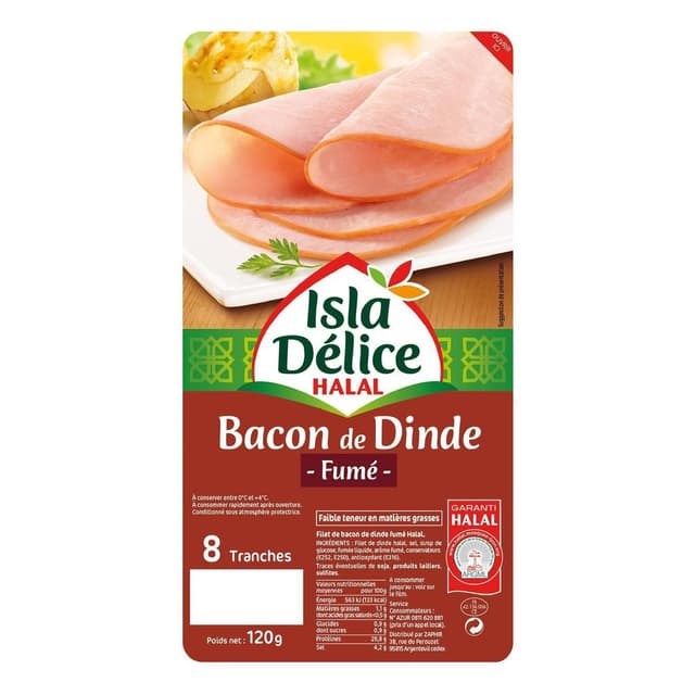 3512690000460 - Isla Délice - Bacon de Dinde Halal