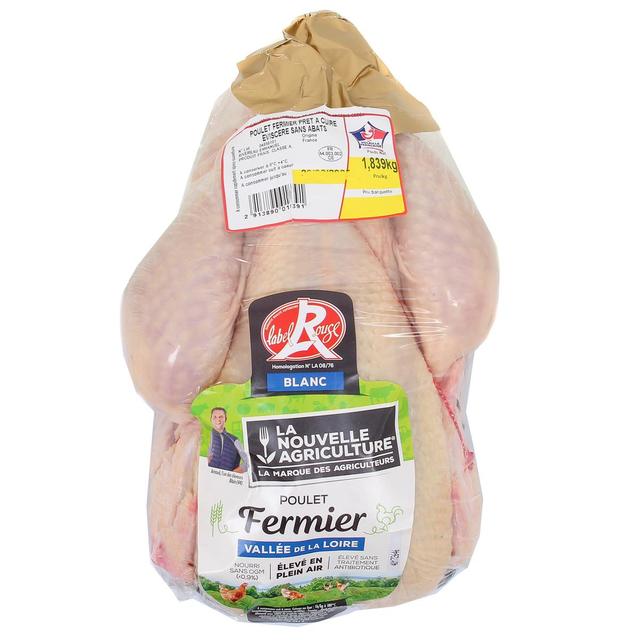 3435660770760 - La Nouvelle Agriculture - Poulet Fermier Blanc Pret à Cuire, Label Rouge