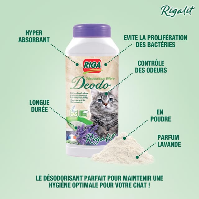 3166780651560 - Riga - Déodo litière fleurs de Provence