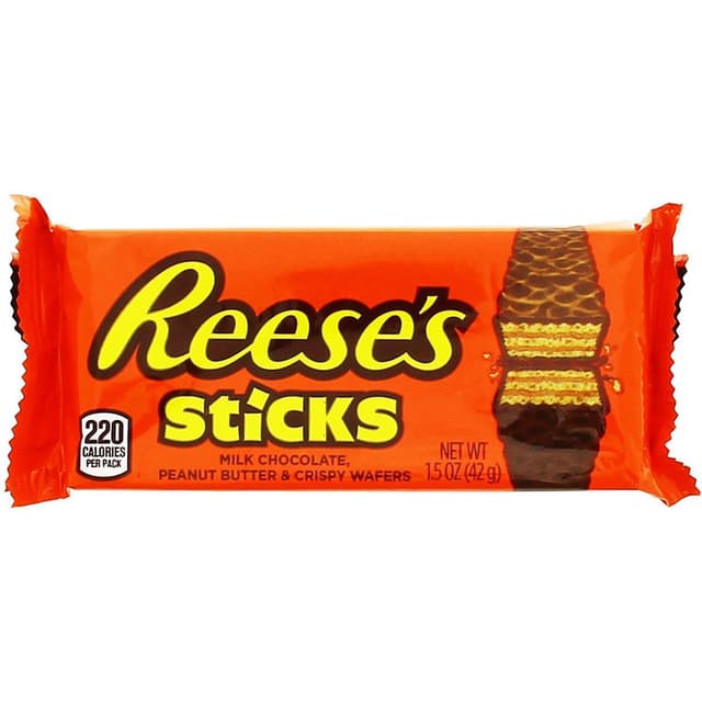 3144550003160 - Reese 's - 2 Sticks - Gaufrettes beurre de cacahuètes
