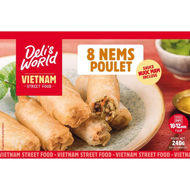 3760184013360 - Déli's World - Nems au Poulet sauce Nuoc Mam