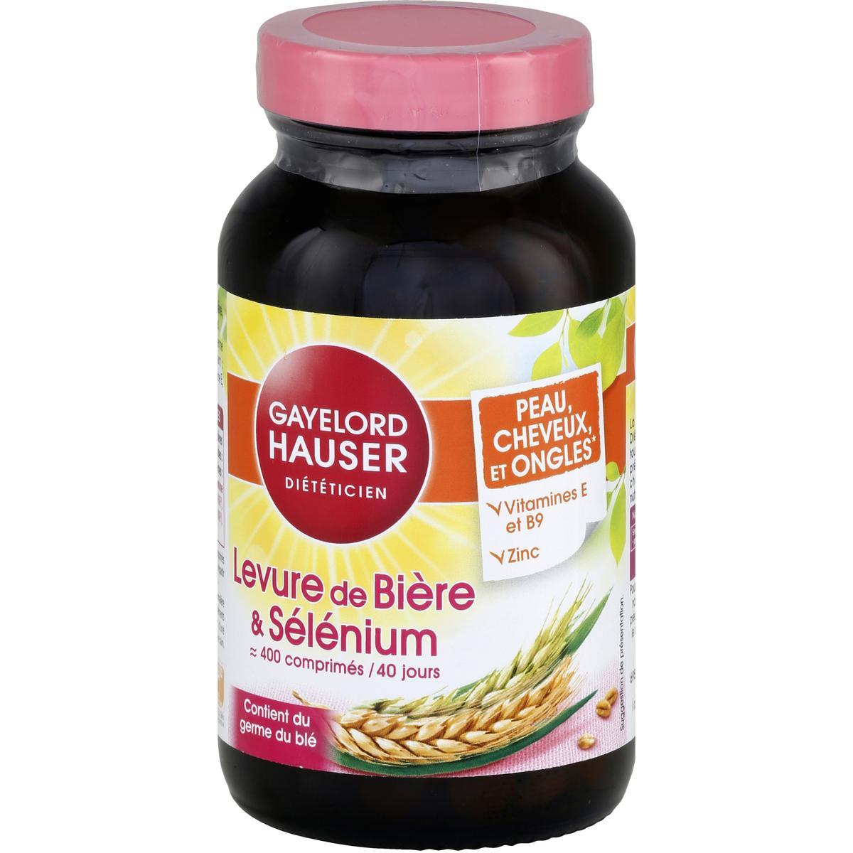 3229820144160 - Gayelord Hauser - Comprimés de levure de bière et Sélénium 