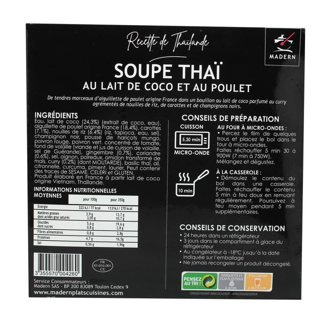 3355570004260 - Madern - Soupe Thai au lait de coco 