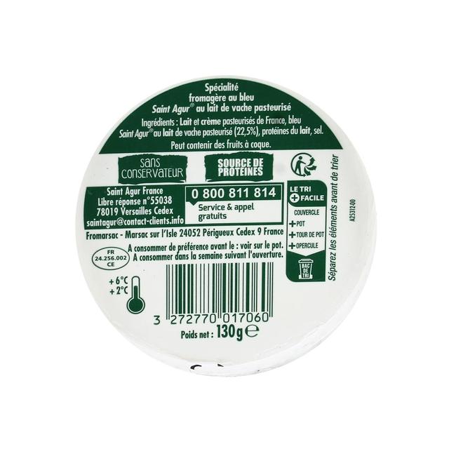 3272770017060 - Saint Agur - Fromage persillé fouetté