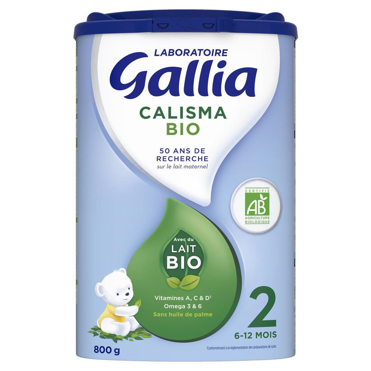 3041091478160 - Laboratoire Gallia - Lait bébé en poudre Calisma Bio 2ème âge, 6-12 mois