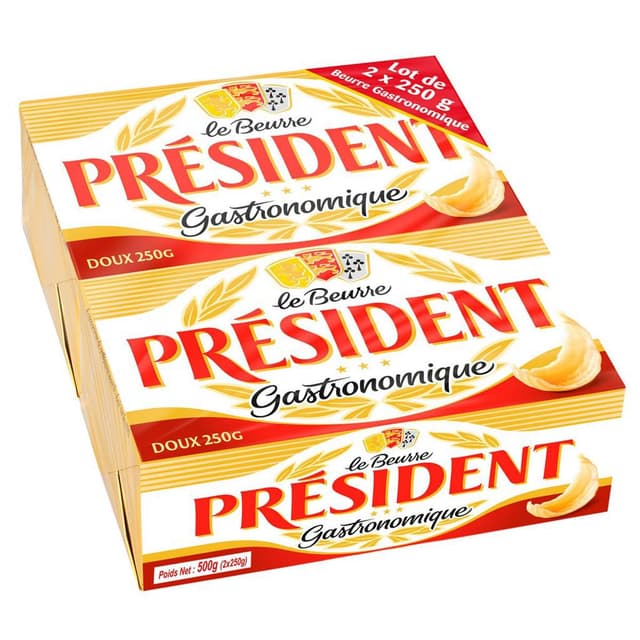 3228020470161 - Président - Beurre plaquette doux