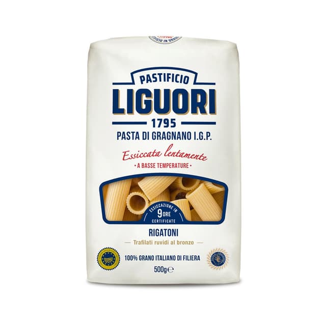 8008912010461 - Pastificio Liguori - Pâte Rigatoni IGP
